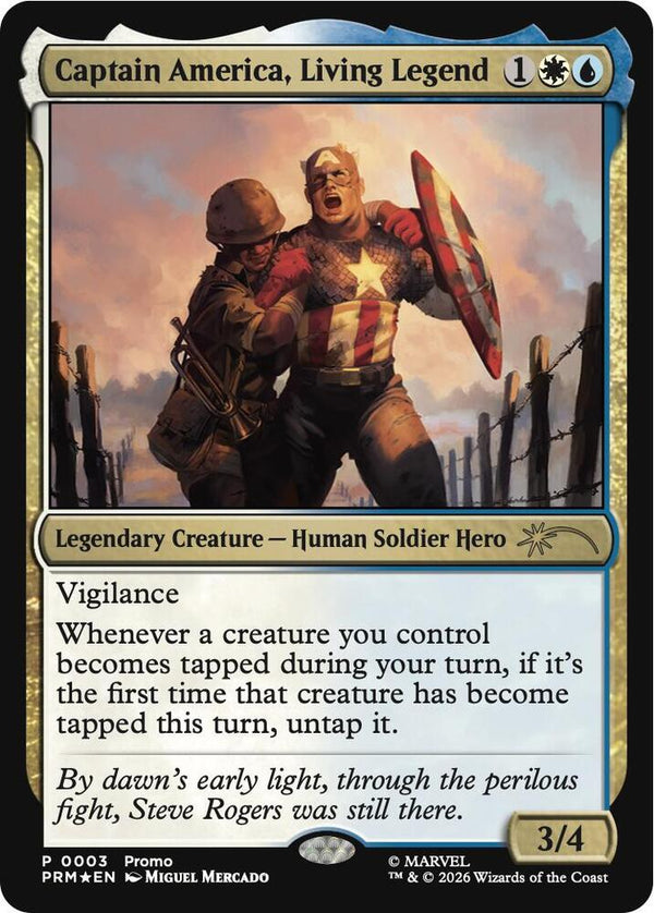 Captain America, Living Legend - Magic: The Gathering