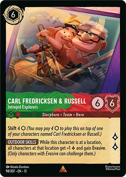 Carl Fredricksen & Russell - Intrepid Explorers - Disney Lorcana