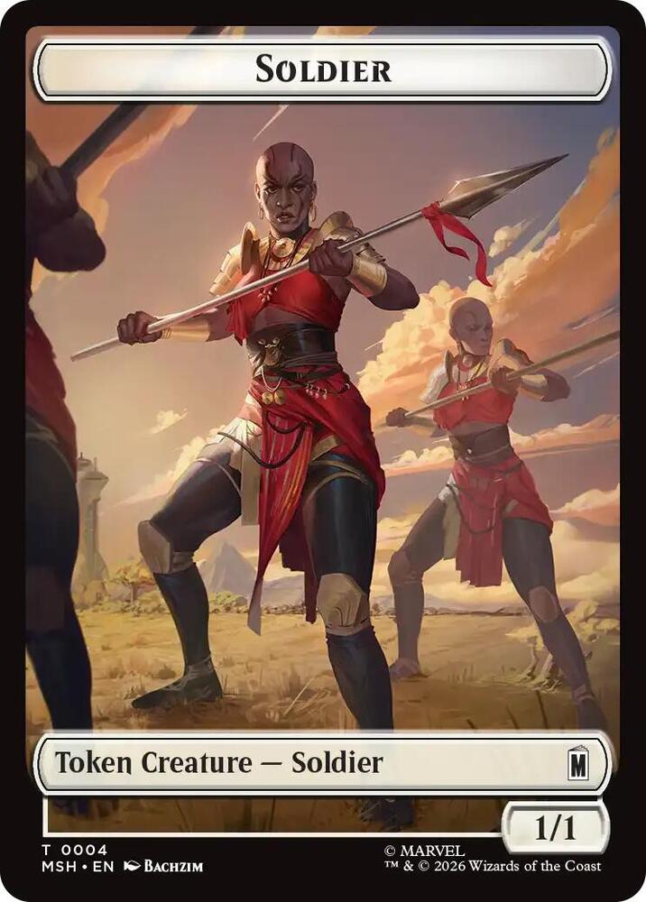 Soldier // Goat Double-Sided Token