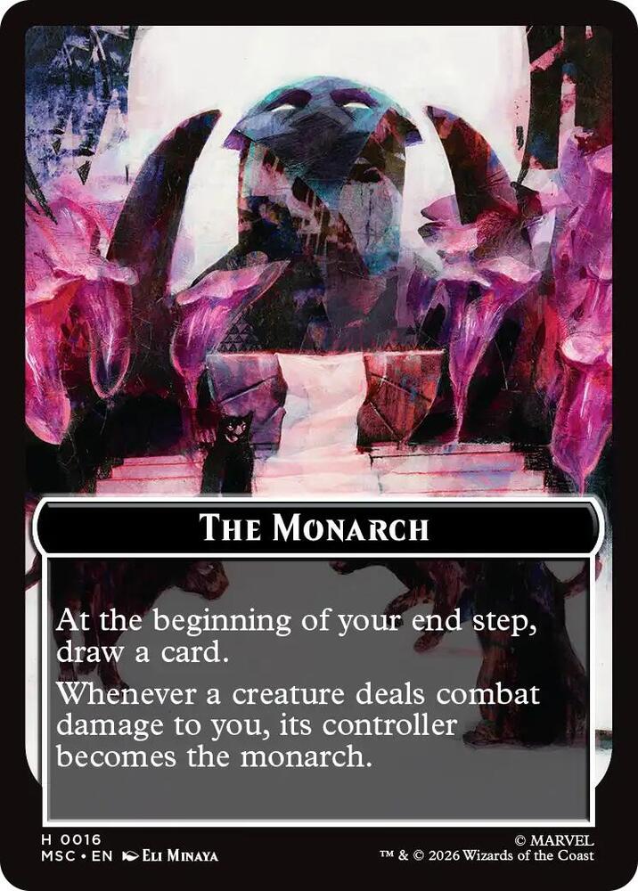The Monarch (0016) // Vibranium (0015) Double-Sided Token