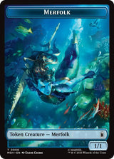 Merfolk // Doombot Double-Sided Token (MSH 6 // 18) - Magic: The Gathering