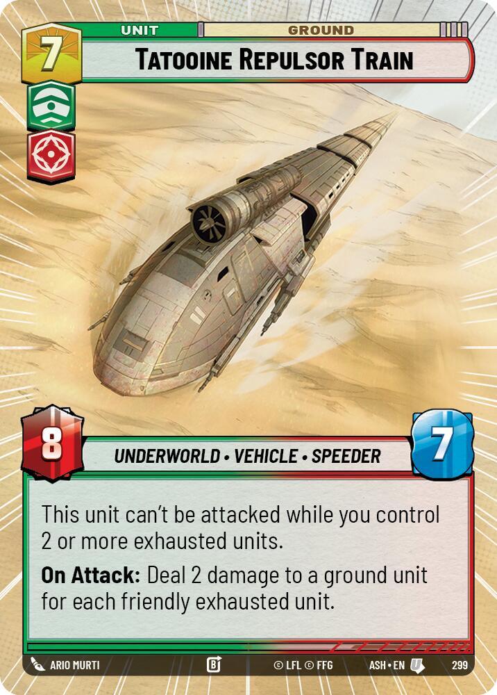 Tatooine Repulsor Train (Hyperspace)