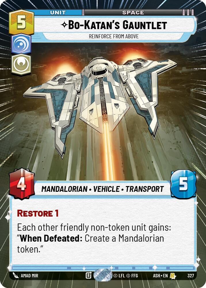 Bo-Katan's Gauntlet - Reinforce from Above (Hyperspace)