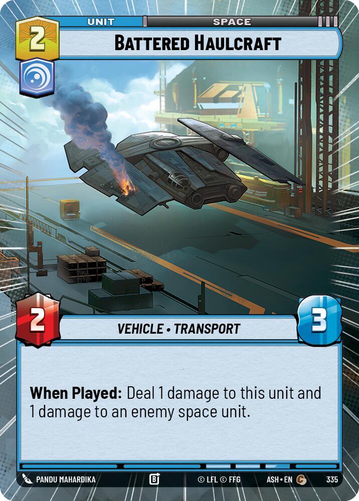 Battered Haulcraft (Hyperspace)
