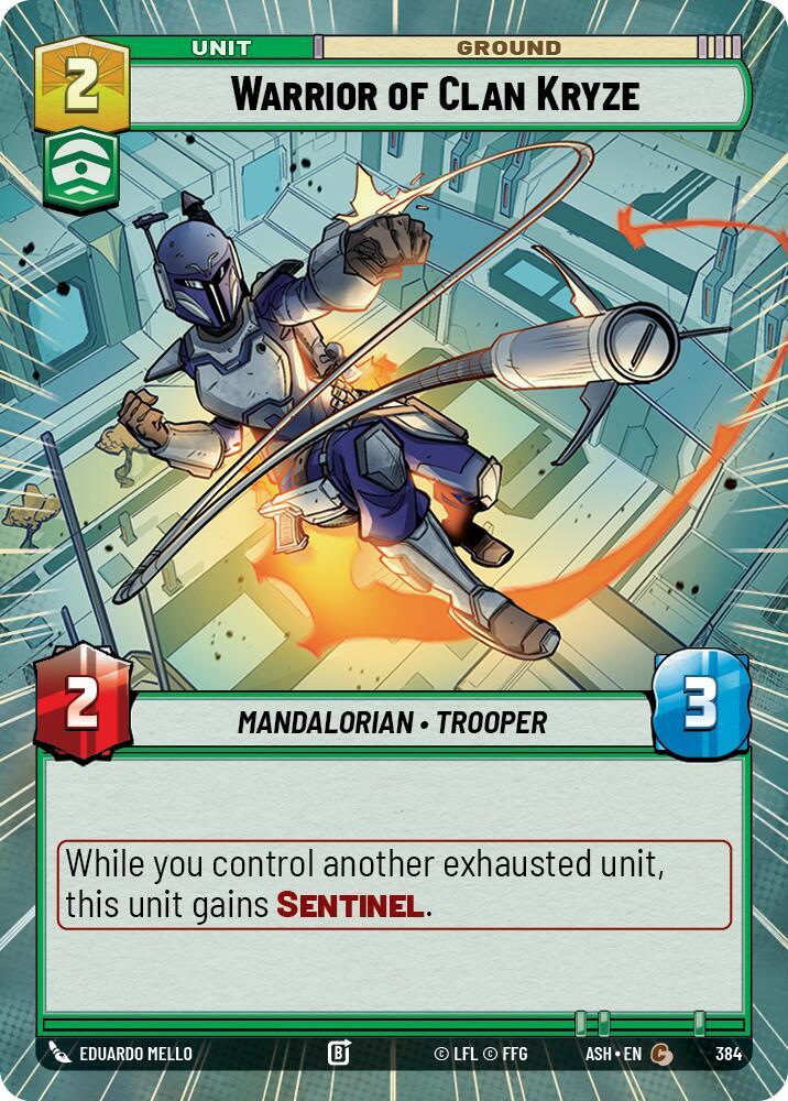 Warrior of Clan Kryze (Hyperspace)