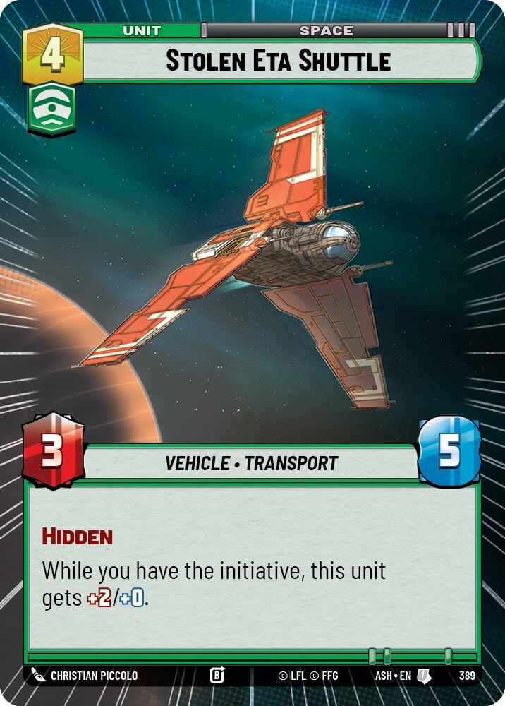 Stolen Eta Shuttle (Hyperspace)