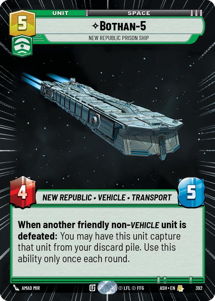 Bothan-5 - New Republic Prison Ship (Hyperspace)