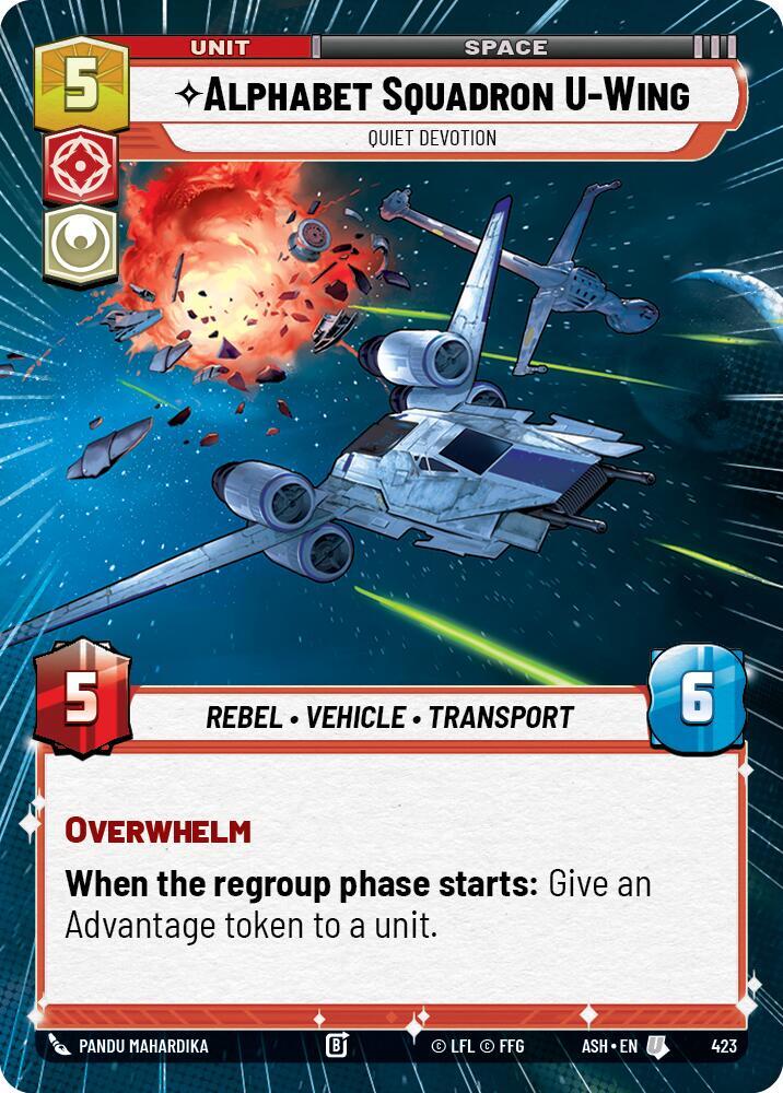 Alphabet Squadron U-Wing - Quiet Devotion (Hyperspace)