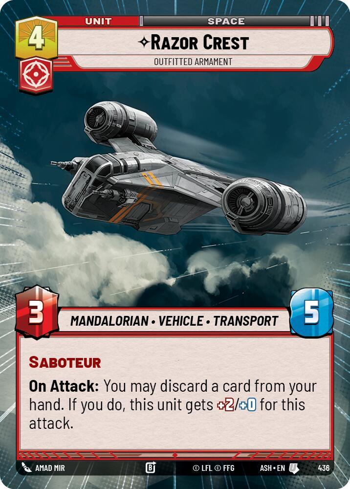 Razor Crest - Outfitted Armament (Hyperspace)