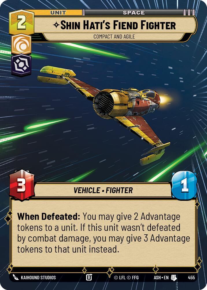 Shin Hati's Fiend Fighter - Compact and Agile (Hyperspace)