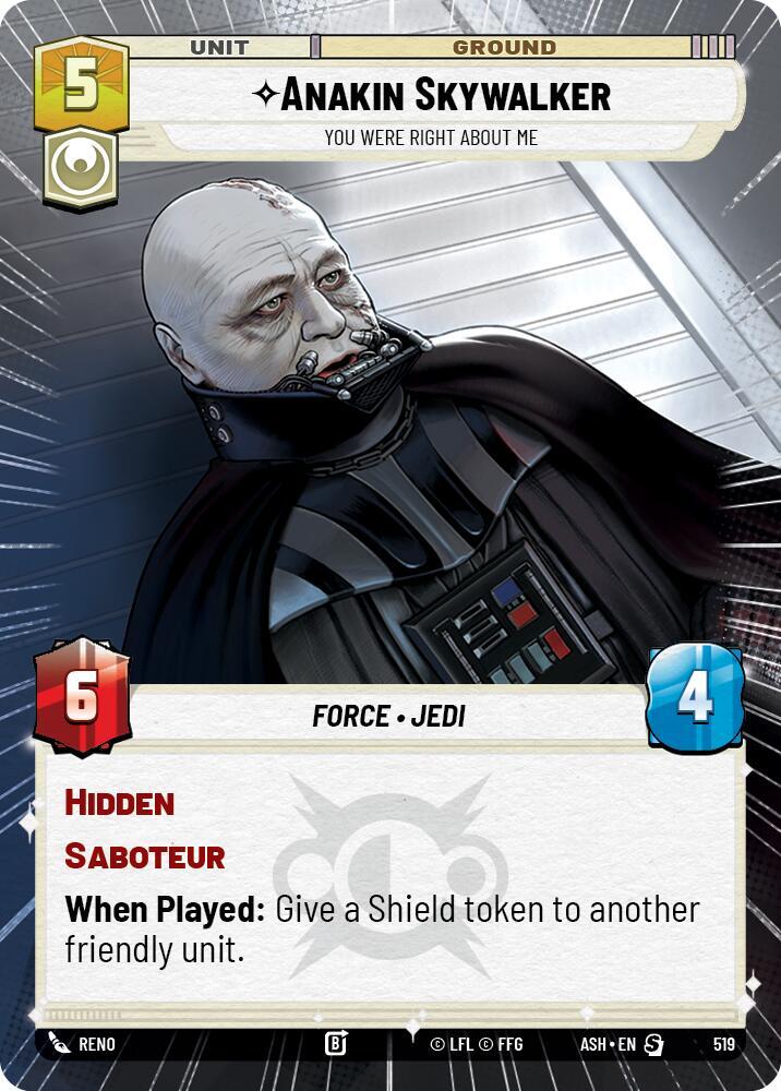 Anakin Skywalker - You Were Right About Me (Hyperspace)