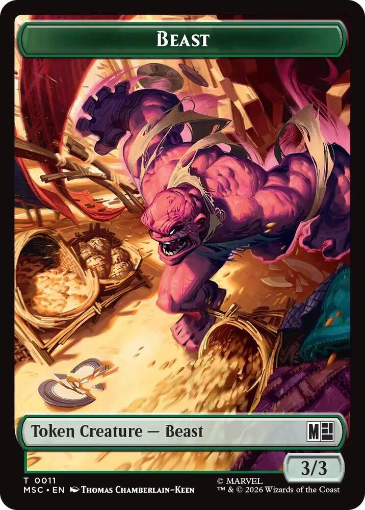 Beast // Vibranium Double-Sided Token