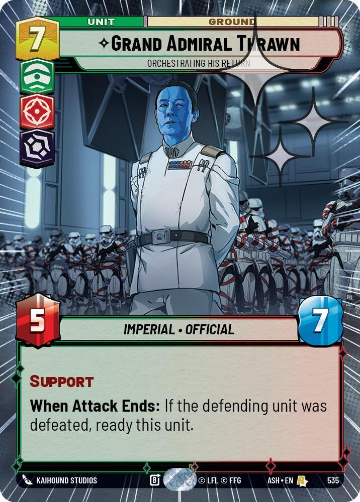 Grand Admiral Thrawn - Orchestrating His Return (Hyperspace Foil)