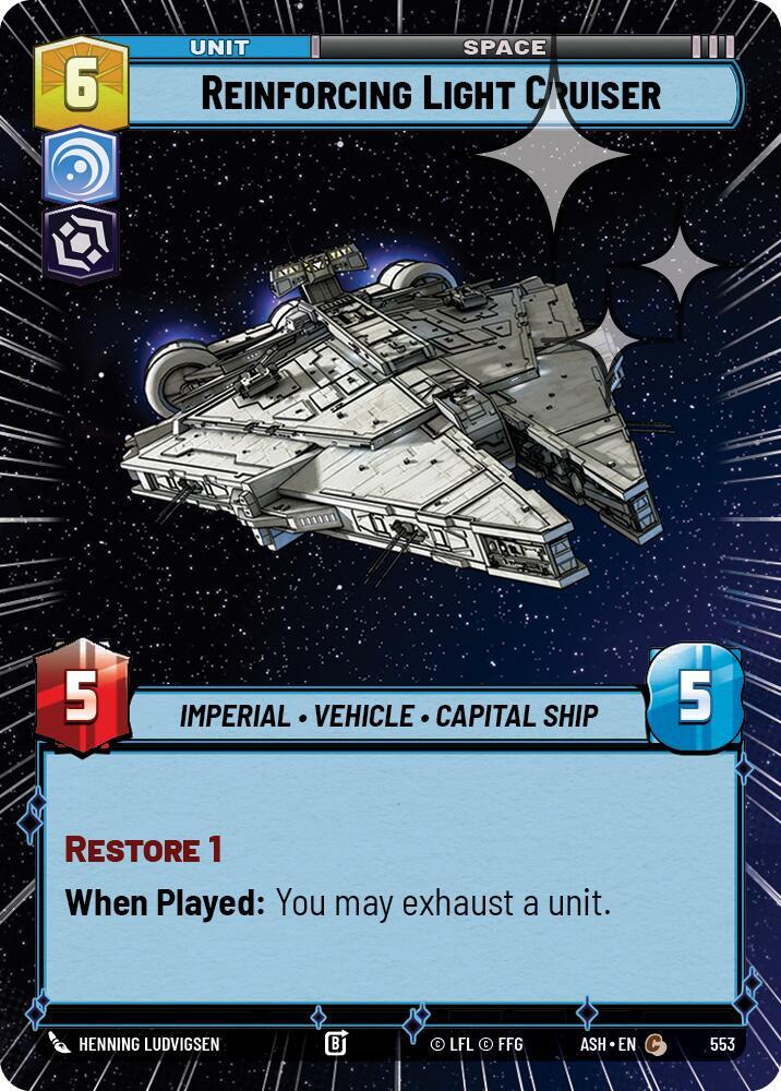 Reinforcing Light Cruiser (Hyperspace Foil)
