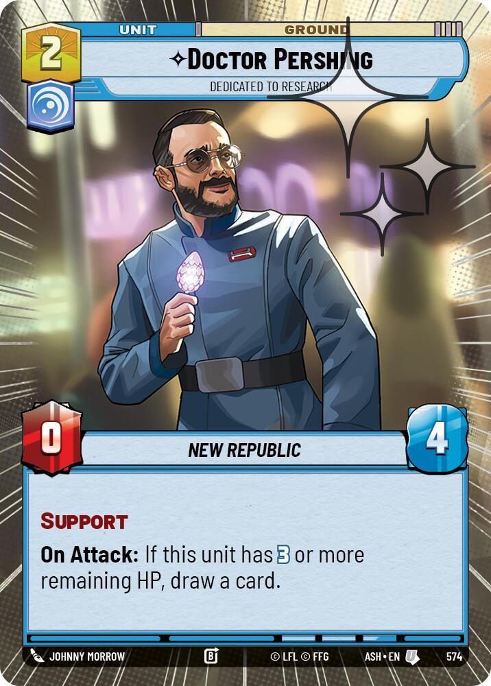Doctor Pershing - Dedicated to Research (Hyperspace Foil)