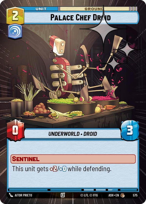 Palace Chef Droid (Hyperspace Foil) - Star Wars Unlimited