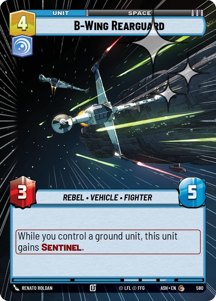 B-Wing Rearguard (Hyperspace Foil)