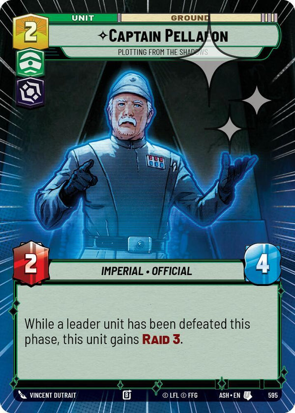Captain Pellaeon - Plotting from the Shadows (Hyperspace Foil) - Star Wars Unlimited
