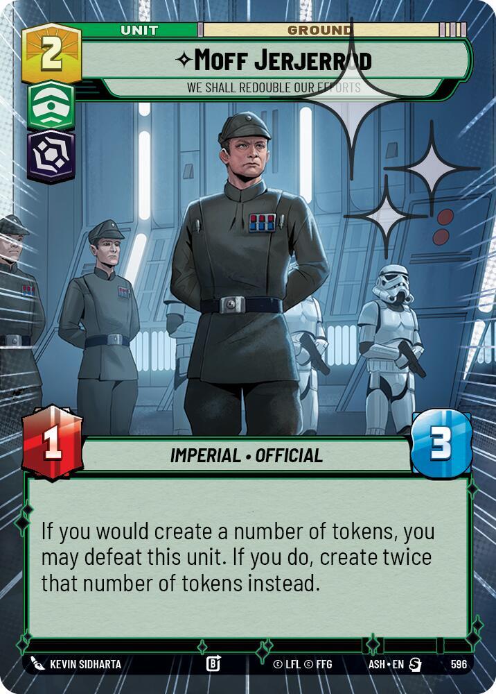 Moff Jerjerrod - We Shall Redouble Our Efforts (Hyperspace Foil)