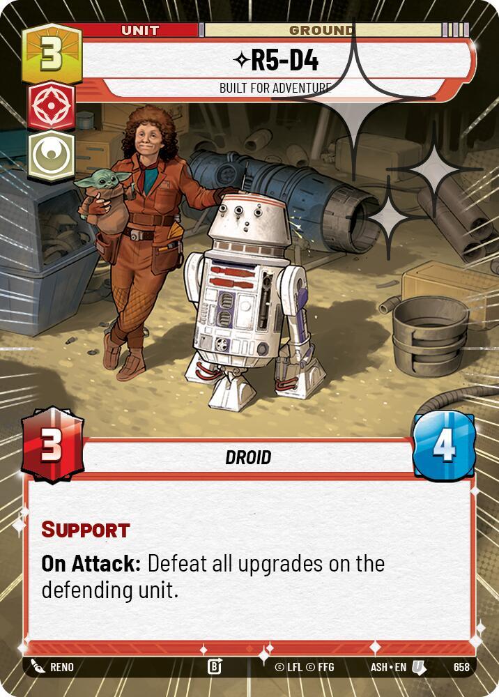 R5-D4 - Built for Adventure (Hyperspace Foil)