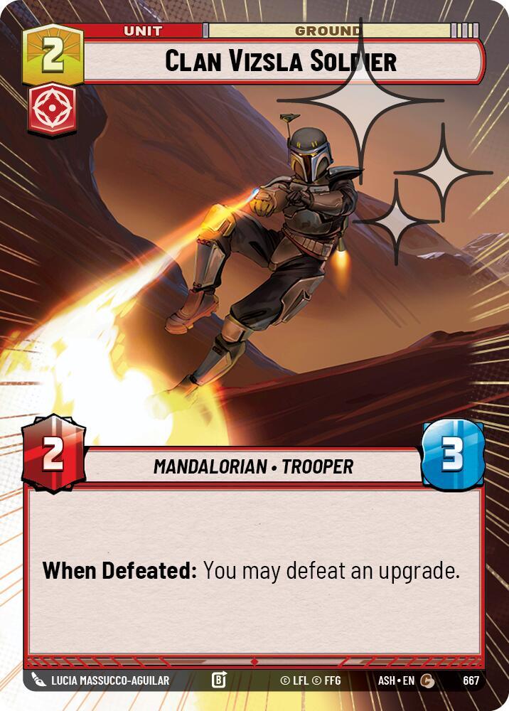 Clan Vizsla Soldier (Hyperspace Foil)