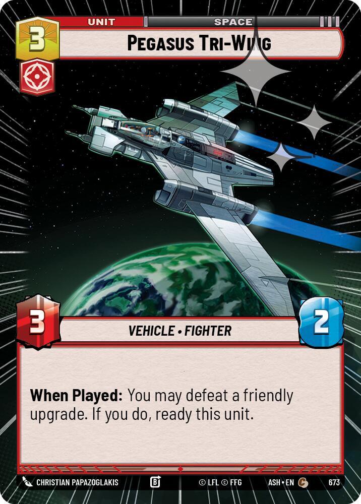 Pegasus Tri-Wing (Hyperspace Foil)
