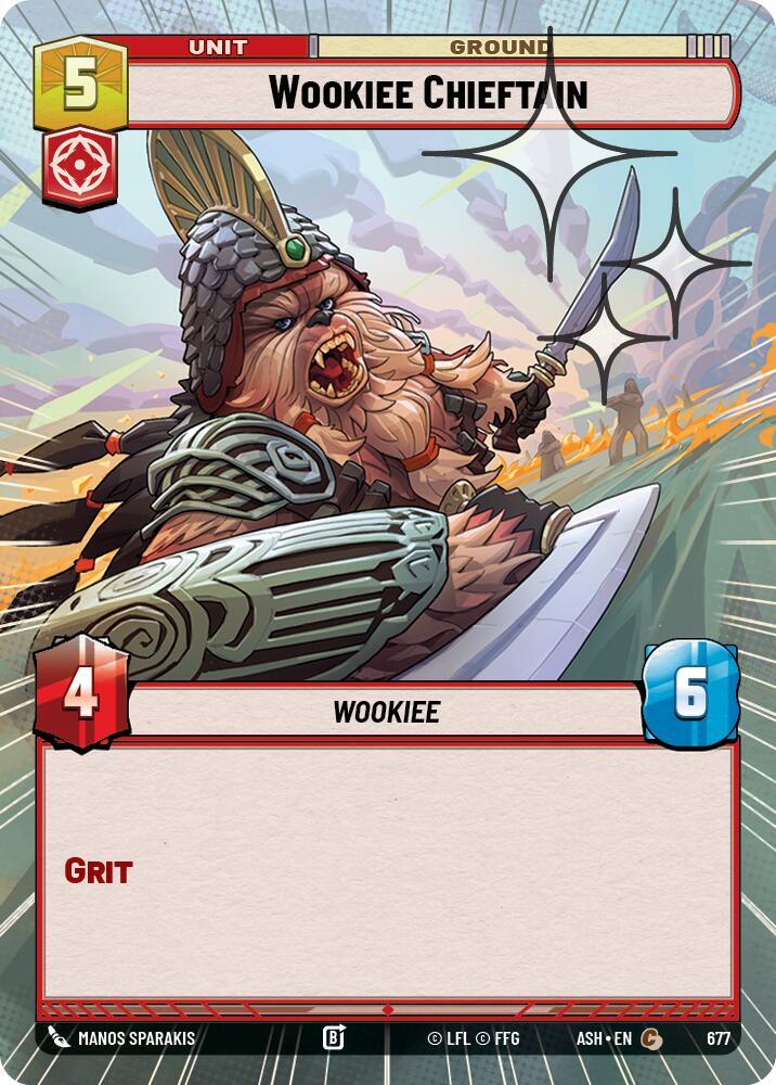 Wookiee Chieftain (Hyperspace Foil)