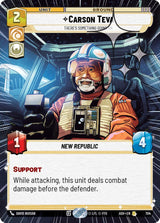 Carson Teva - There's Something Going On (Hyperspace Foil) - Star Wars Unlimited