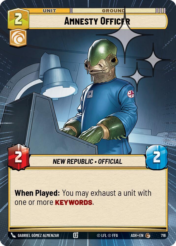 Amnesty Officer (Hyperspace Foil)