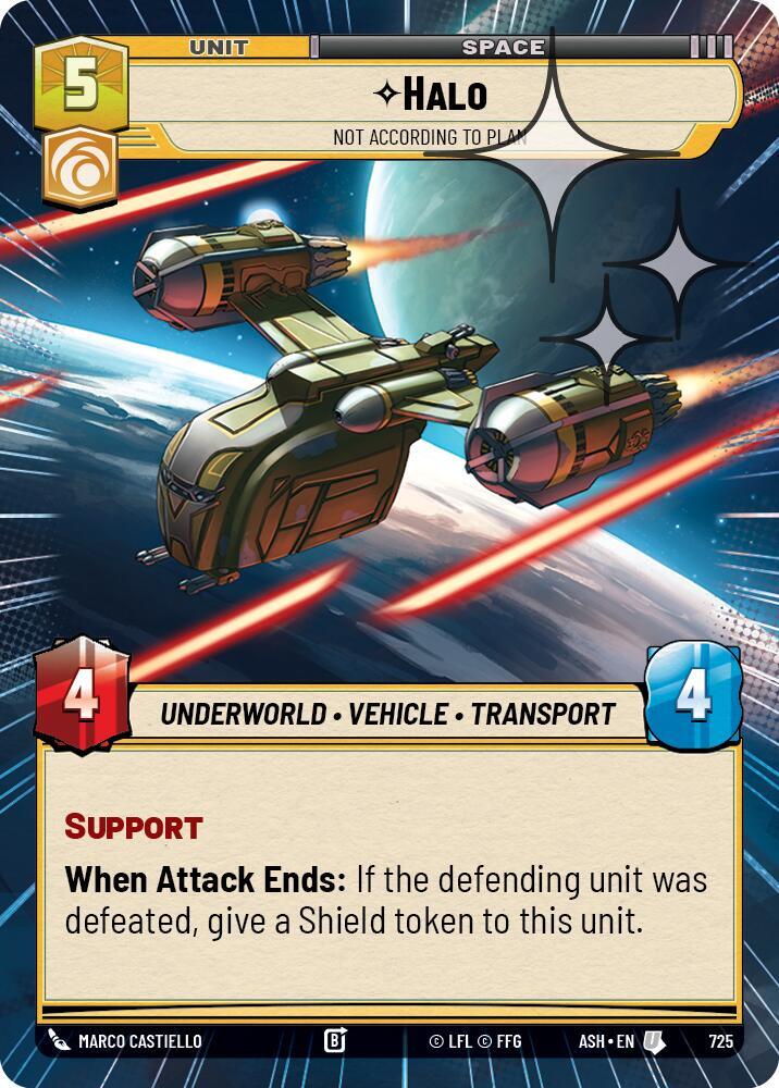Halo - Not According to Plan (Hyperspace Foil)