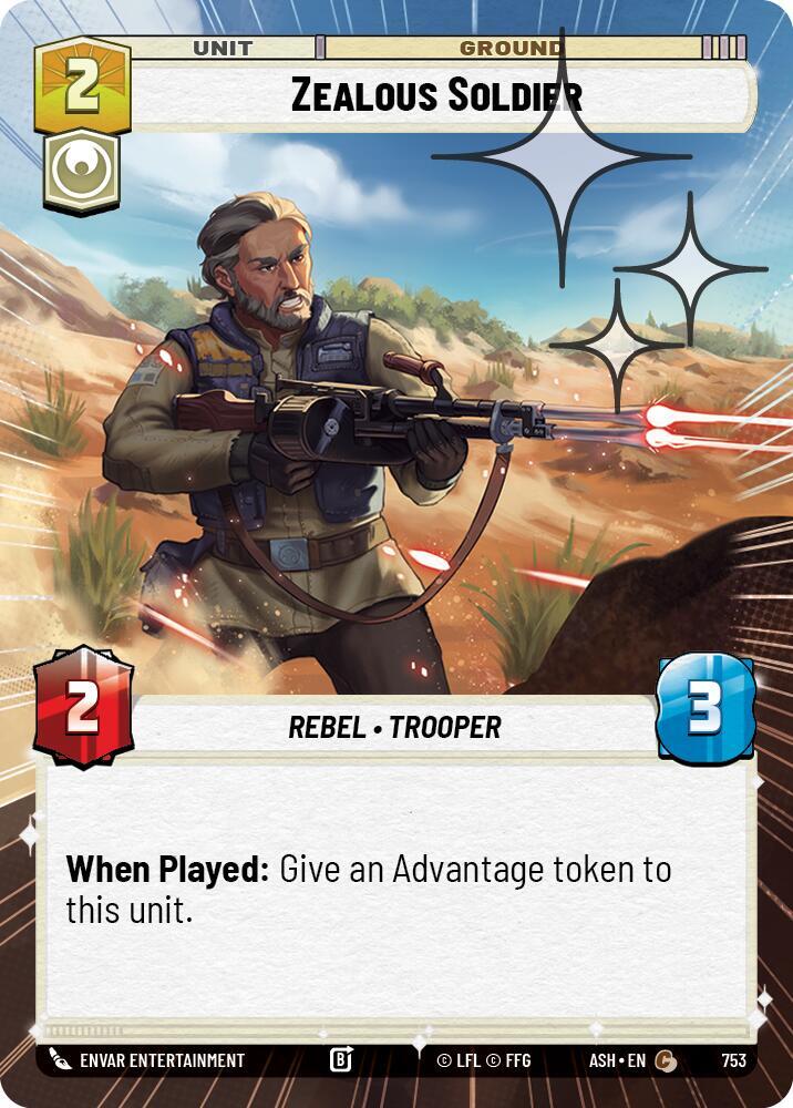 Zealous Soldier (Hyperspace Foil)