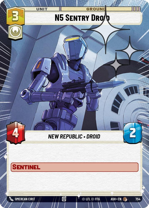 N5 Sentry Droid (Hyperspace Foil) - Star Wars Unlimited