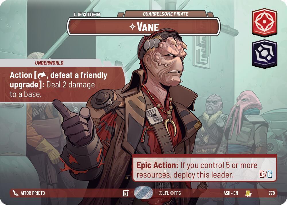 Vane - Quarrelsome Pirate (Showcase)