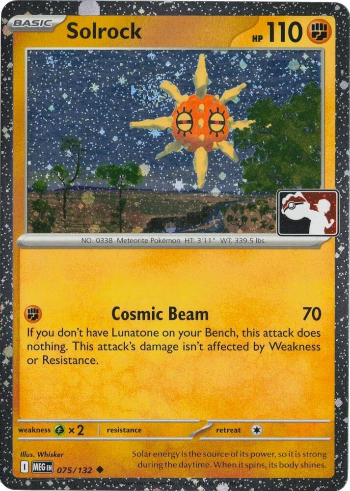 Solrock - 075/132 (Cosmos Holo)