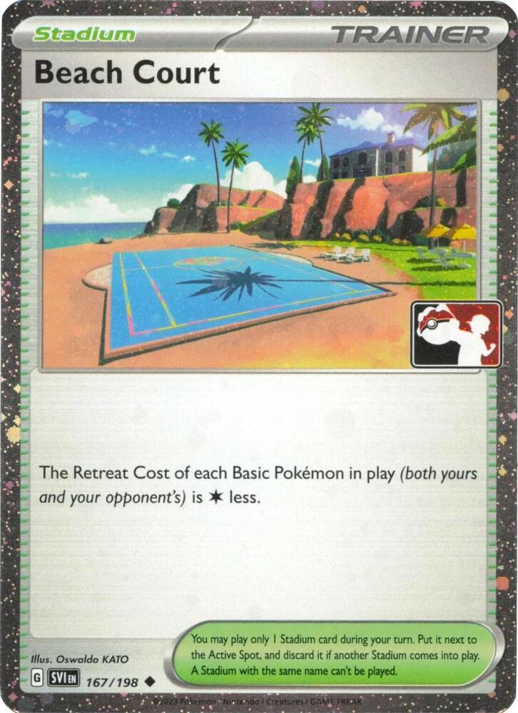 Beach Court - 167/198 (Cosmos Holo)