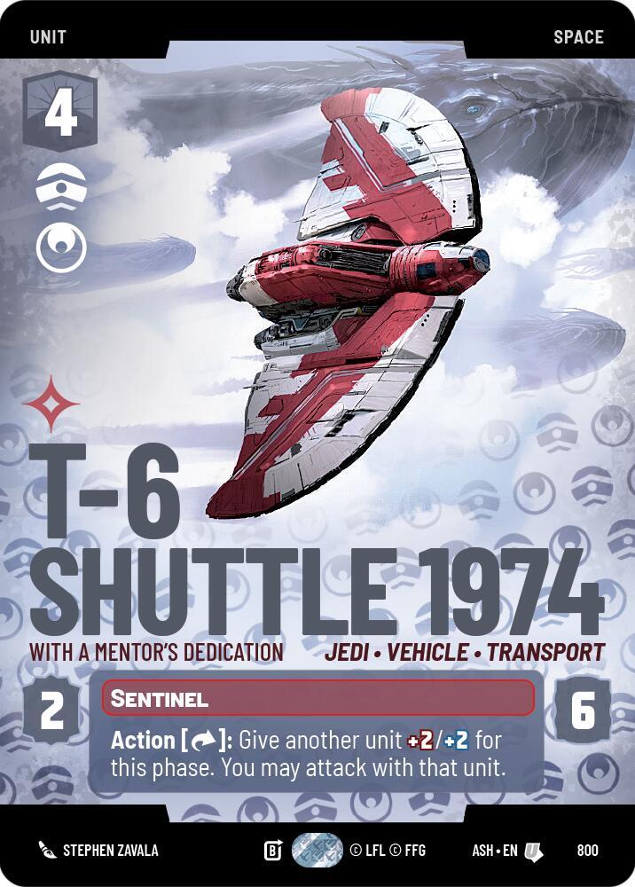 T-6 Shuttle 1974 - With a Mentor's Dedication (Prestige)