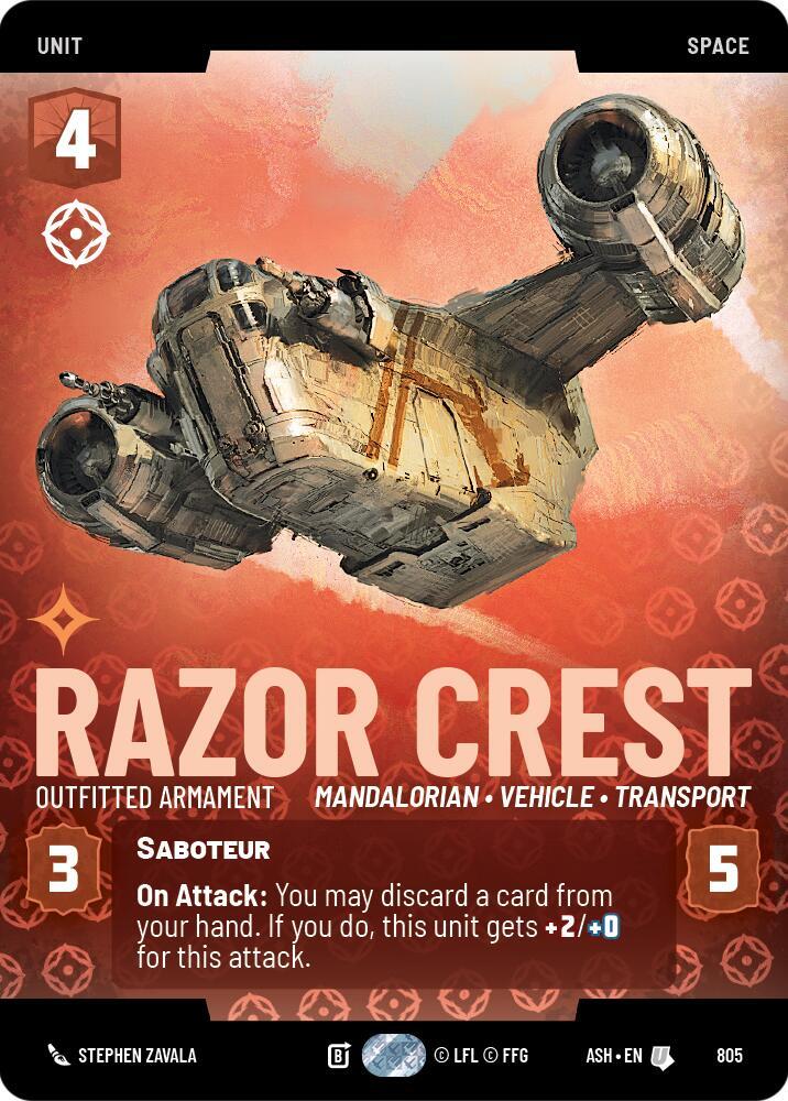 Razor Crest - Outfitted Armament (Prestige)