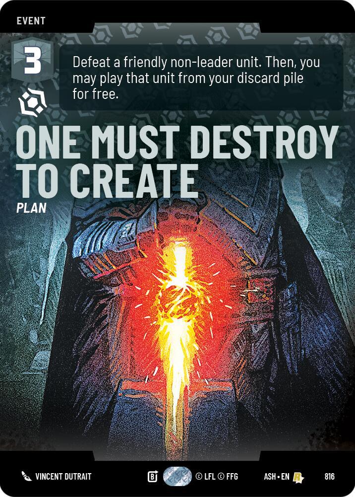 One Must Destroy to Create (Prestige)