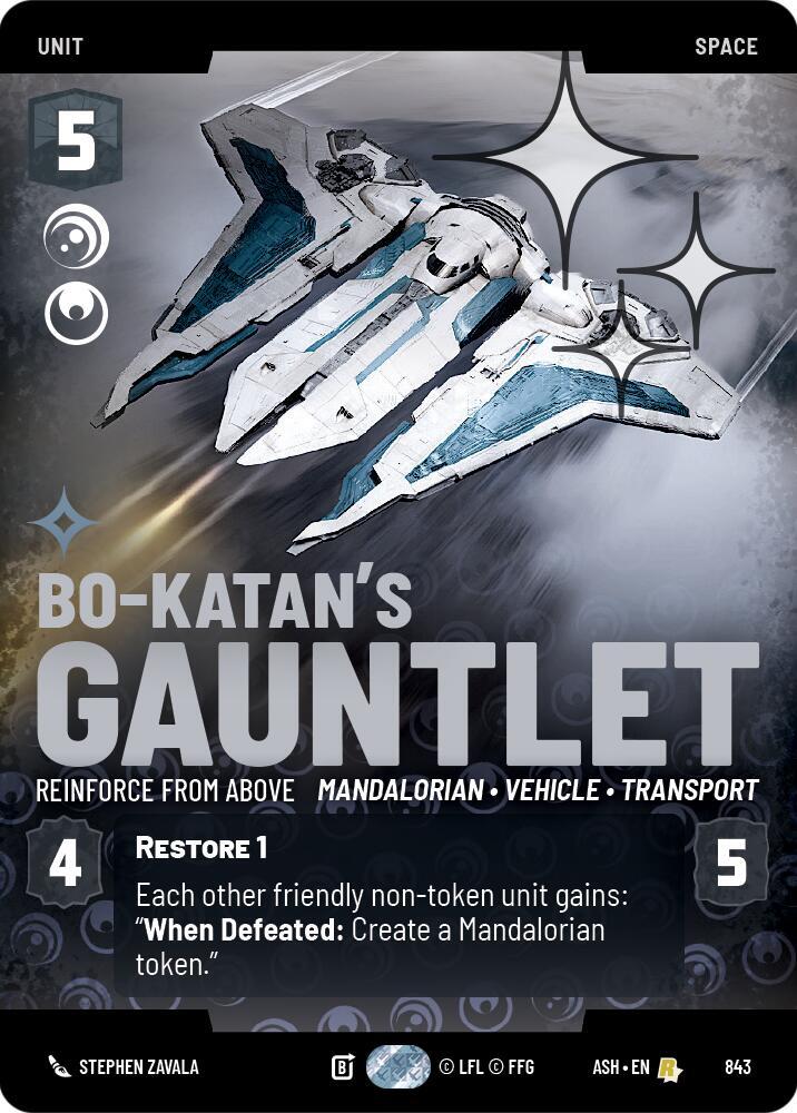 Bo-Katan's Gauntlet - Reinforce from Above (Prestige Foil)