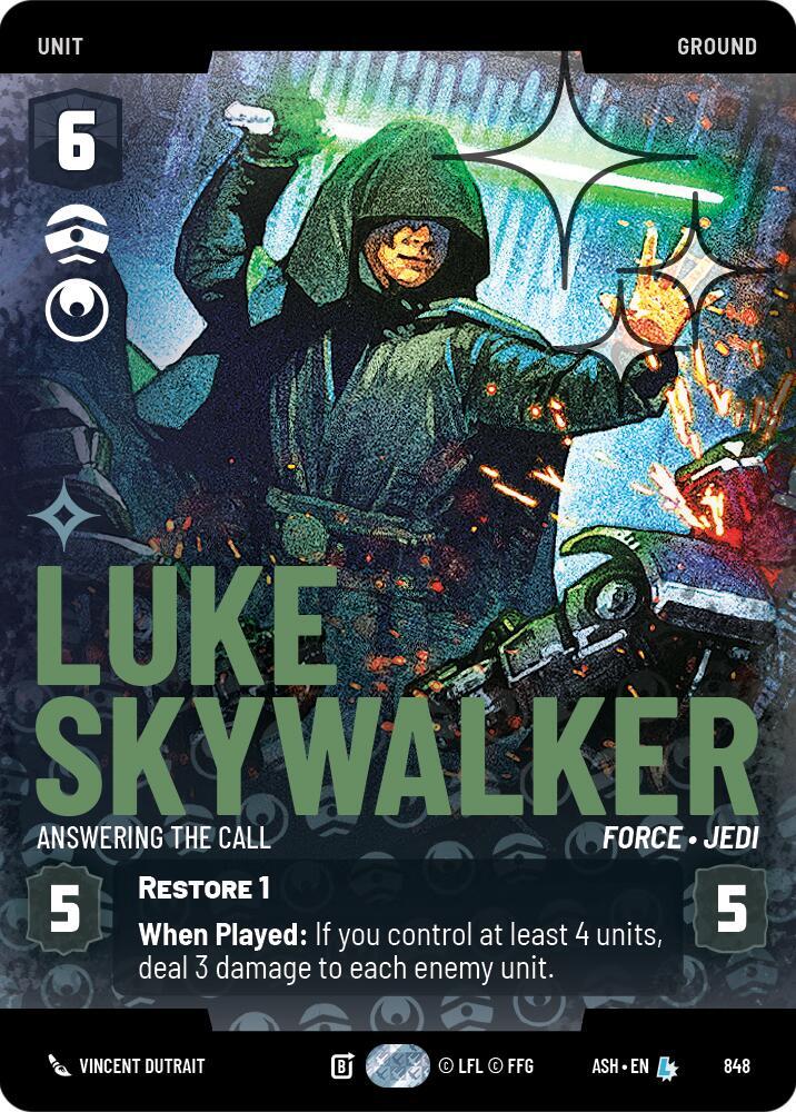 Luke Skywalker - Answering the Call (Prestige Foil)