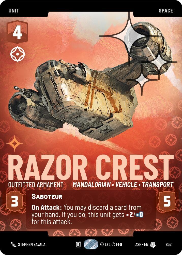Razor Crest - Outfitted Armament (Prestige Foil)