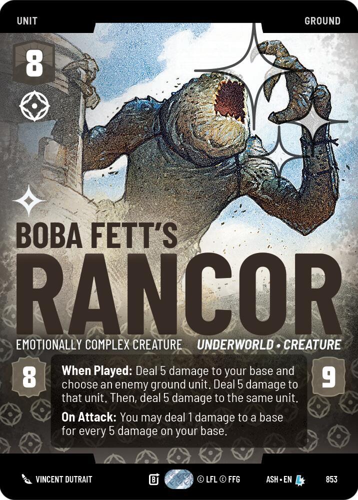 Boba Fett's Rancor - Emotionally Complex Creature (Prestige Foil)