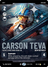 Carson Teva - There's Something Going On (Prestige Foil) - Star Wars Unlimited