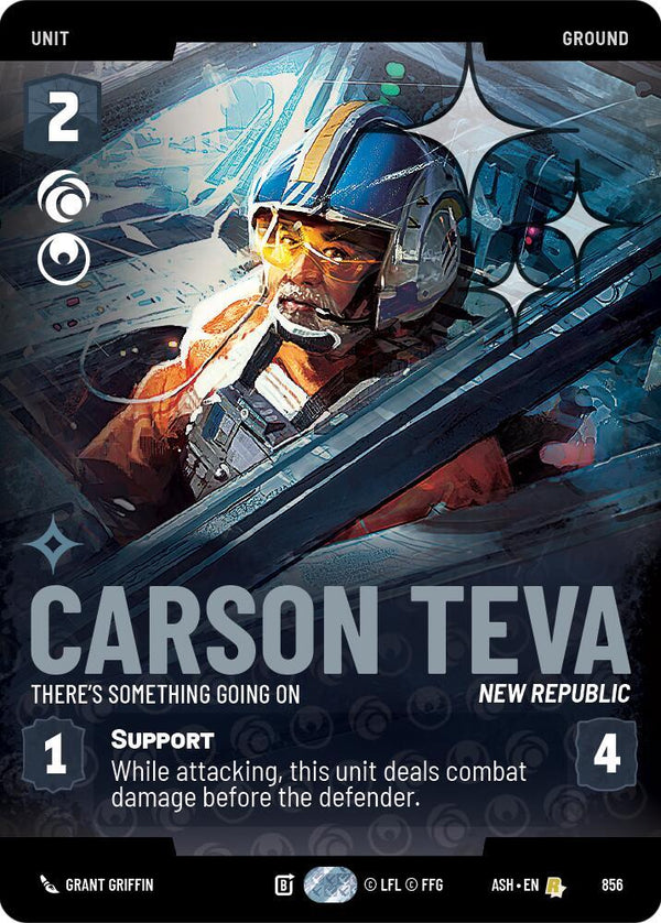 Carson Teva - There's Something Going On (Prestige Foil) - Star Wars Unlimited