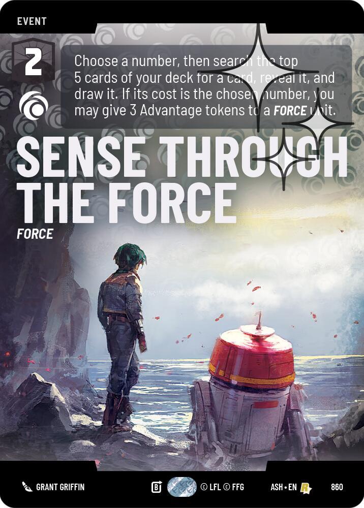 Sense Through the Force (Prestige Foil)