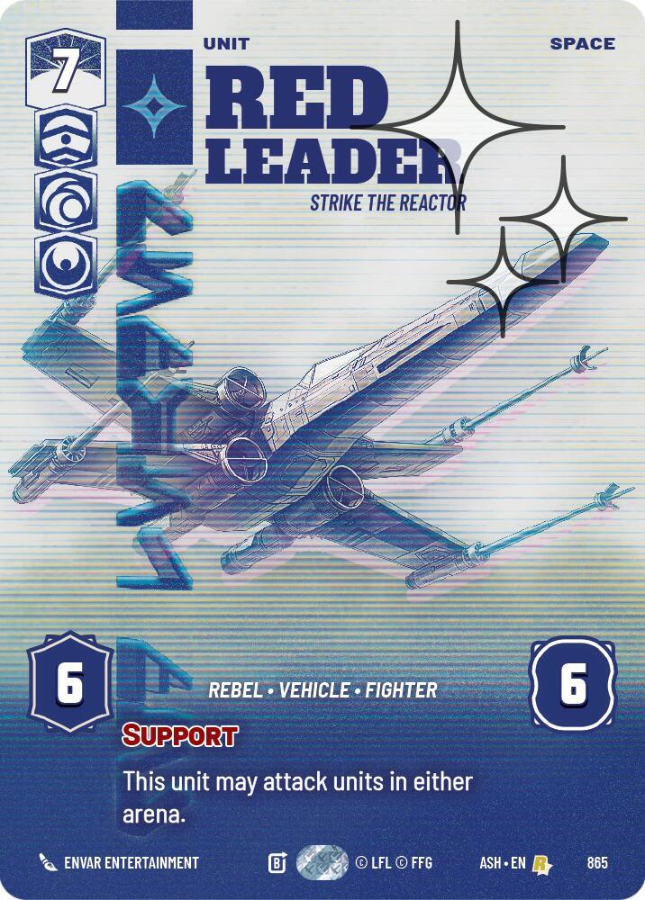 Red Leader - Strike the Reactor (Prestige Foil)