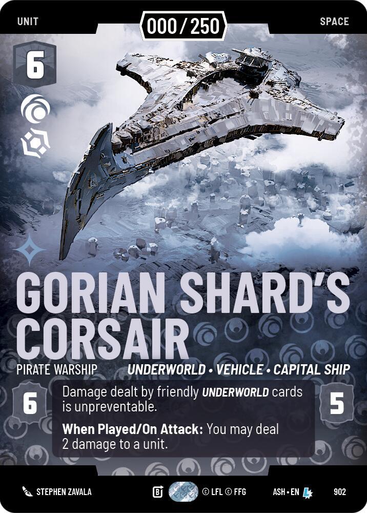 Gorian Shard's Corsair - Pirate Warship (Serialized)