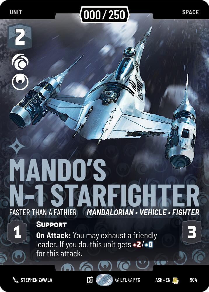 Mando's N-1 Starfighter - Faster than a Fathier (Serialized)