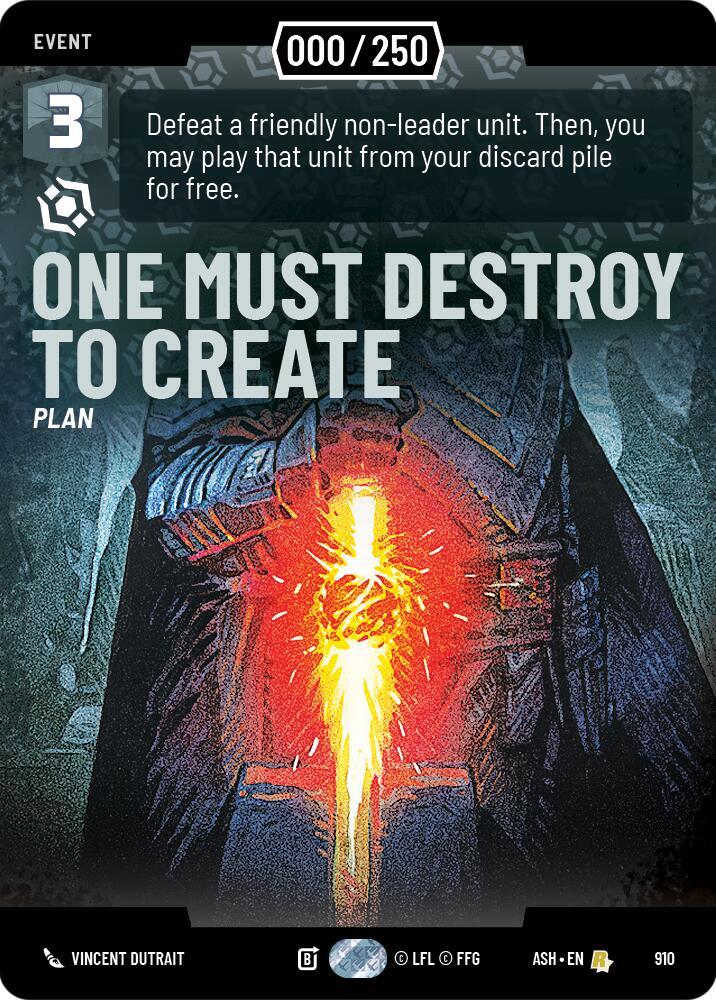 One Must Destroy to Create (Serialized)
