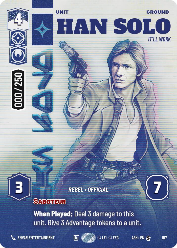 Han Solo - It'll Work (Serialized)